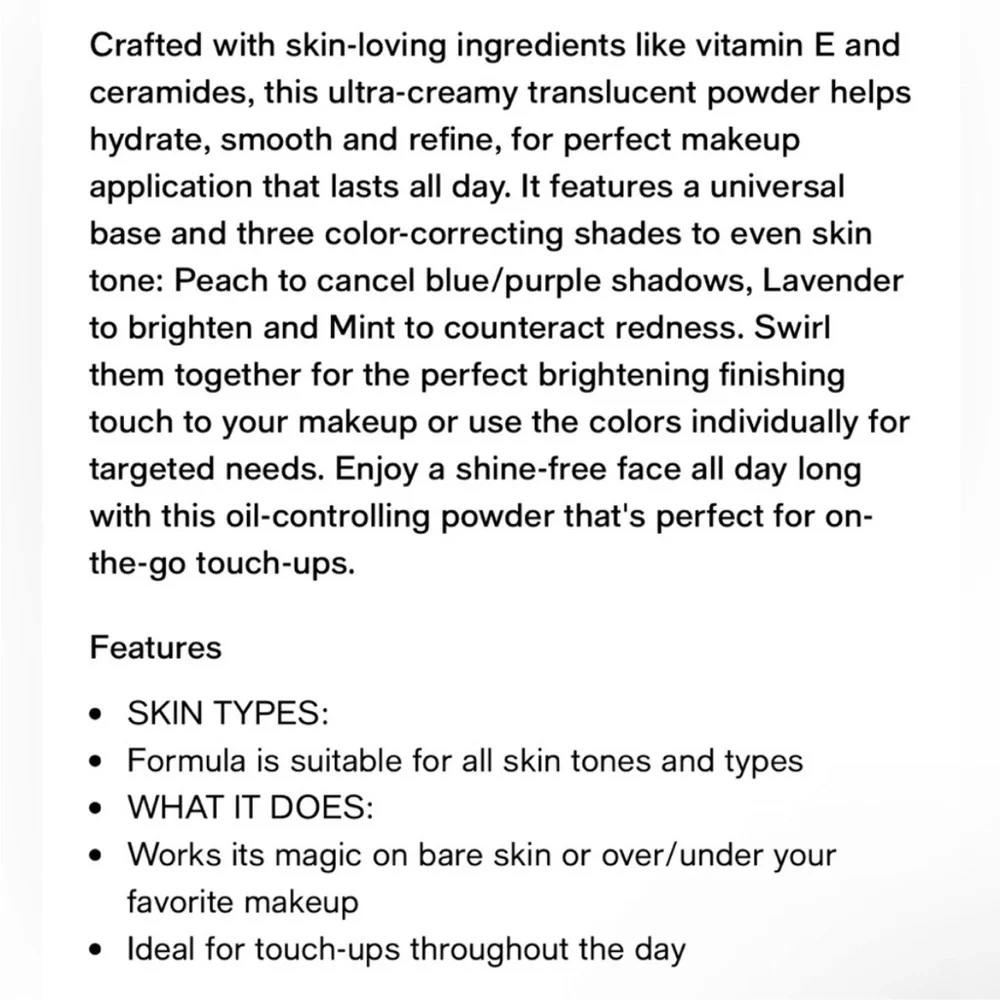Stila Color Correcting Setting Powder Nwots